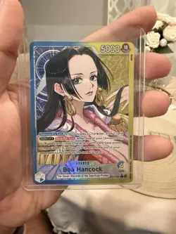 Boa Hancock Leader Alt Art One Piece TCG NM | English | OP14, Gold Don, Issho al - Image 1