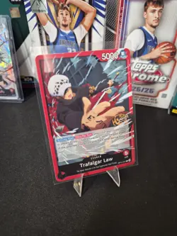One Piece CCG Trafalgar Law Leader Op14-001 - Image 1