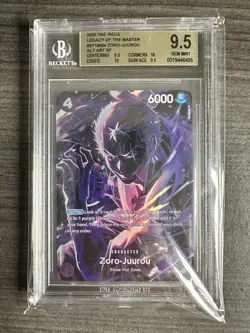 One Piece Legacy of the Master Zoro-Juurou SP English ST18-004 BGS 9.5 GEM MINT - Image 1