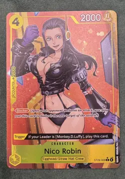 One Piece Starter Deck 29 Nico Robin ST29-009 Full Art Egghead NM English - Image 1