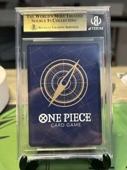 2025 ONE PIECE DIVINE SPEED OP11 SP ALT ART #ST18-005 LUFFY TAROU BGS 9.5 - Image 2