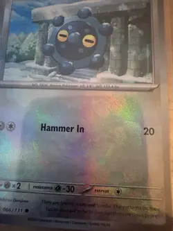 Bronzor (Master Ball) 066/131 Prismatic Evolutions Reverse Holo Pokemon Card - Image 2