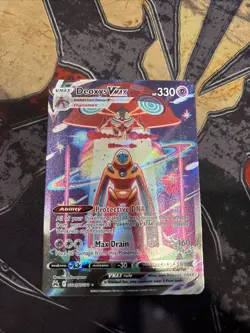Pokemon Deoxys VMAX Ultra Rare TCG Card Crown Zenith: Galarian Gallery GG45/GG70 - Image 1