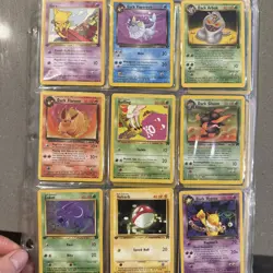 Team Rocket 1st Edition Pokemon Card Lot Vintage WOTC 72 Cards Mixed - Image 1