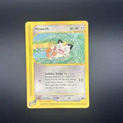Meowth 78/144 Skyridge Common Non-Holo Pokemon Card 2003 - Image 1