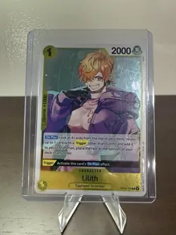 Bandai One Piece CCG OP13 Lilith Character Card Lot 4x Holo Trigger English - Image 5