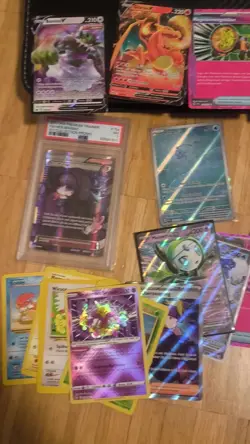 Large Pokemon Card Collection - Many EX Cards, Glurak V & PSA Graded Hex Maniac - Image 2