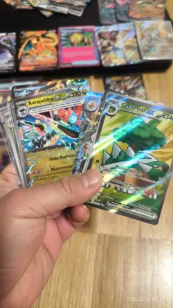 Large Pokemon Card Collection - Many EX Cards, Glurak V & PSA Graded Hex Maniac - Image 3