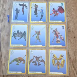 Final Fantasy VIII Triple Triad Card Lot 9 Japanese X-ATM092 Grat Dolmen Jumelke - Image 1