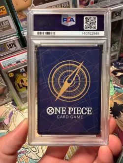 Monkey D. Luffy P-037 PR RARE Gen Con Foil 2023 One Piece Card English PSA 10 - Image 2