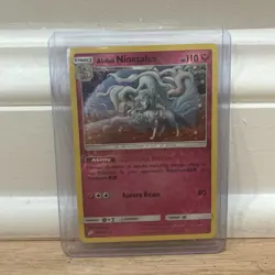 Alolan Ninetales 111/181 SM - Team Up Reverse Holo English Pokemon TCG Card - Image 1