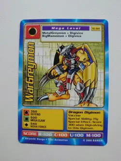 Digimon ST-84 WarGreymon Swedish Promo Card TCG NM - Image 1