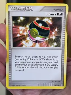 POKEMON LUXURY BALL 86/100 UNCOMMON STORMFRONT NM CARD - Image 1