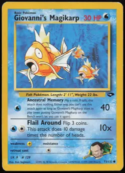 Giovanni's Magikarp #73 Gym Challenge Pokemon Card - Image 1