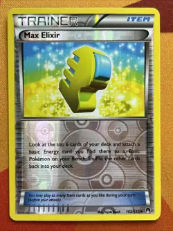 Pokemon Card - Max Elixir - Reverse Holo - UC (102/122) XY Breakpoint *LP* - Image 1