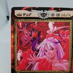 128 Jedah Finale Rosso Morrigan Vampire Savior hunter Card Game Action Capcom - Image 2