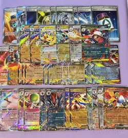 TCG Pokemon JP: EX’s, Supporter Card Lot 38 Cards Scarlet & Violet & Mega Evo - Image 1