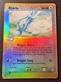 Altaria 2/97 EX Dragon Pokemon Card Reverse Holo Foil Rare HP - Image 1