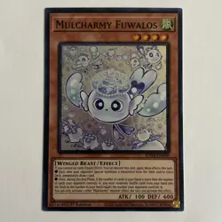 Mulcharmy Fuwalos RA04-EN050 Quarter Century Stampede Super Rare Near Mint Card! - Image 1