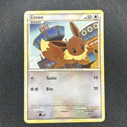 Pokemon Eevee Card 47/90 Common HGSS Undaunted - Image 1