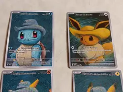 4 Pokemon x Van Gogh Black Star Promo ACG Art Card - read description - Image 2