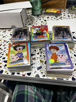 Dimon Vintage 1999 Cards Bulk Lot - 33 Holos & Hundreds Of Non Holos - Image 4