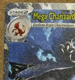 Mega Charizard X ex 125/094 SIR Phantasmal Flames Pokemon Card NM - Image 2