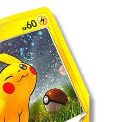 Pokemon TCG Pikachu SWSH039 Holo Black Star Promo Card HD Swirl NM - Image 2