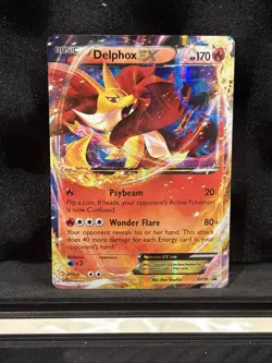 Delphox EX XY19 - Pokemon TCG XY Promo Ultra Rare Card LP - Image 1
