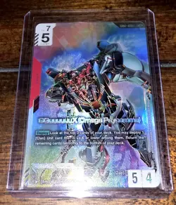 Gundam TCG Card Game Dual Impact GD02-038 LR++ GQuuuuuuX (Omega Psycommu) NM - Image 2