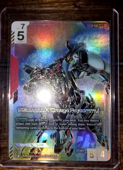 Gundam TCG Card Game Dual Impact GD02-038 LR++ GQuuuuuuX (Omega Psycommu) NM - Image 3