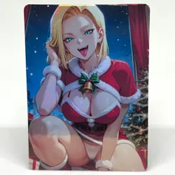 Dragon Ball Android 18 Goddess Anime Waifu ACG Foil Card - Image 1