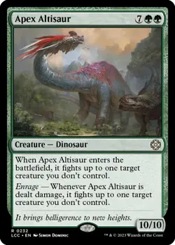 MTG Apex Altisaur - 232 / English / Near Mint - Image 1