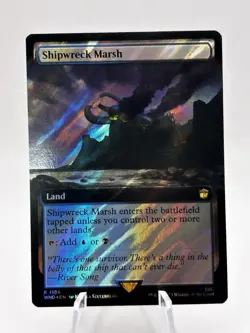 Shipwreck Marsh 1106 Surge Foil Extended Art Doctor Who WHO MTG NM - Image 1