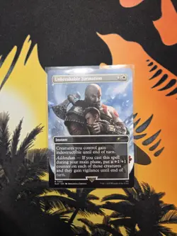 Unbreakable Formation Secret Lair God Of War Magic The Gathering MTG PlayStation - Image 1