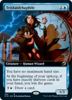 MTG Foil - Triskaidekaphile (Extended Art) - 342 / NM / English - Image 1