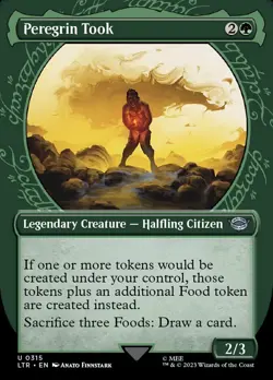 Magic the Gathering (mtg): LTR: Peregrin Took (Showcase) - Image 1
