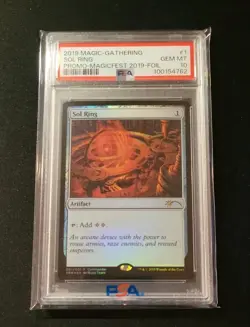 💎 PSA 10 Sol Ring Foil MagicFest 2019 Promo English Modern MTG GEM MINT - Image 1