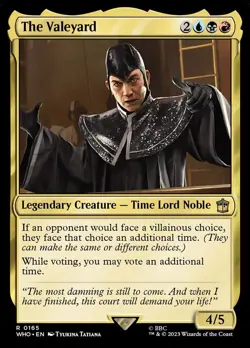 MTG Magic the Gathering The Valeyard (165/1208) Doctor Who LP - Image 1