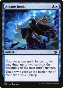 MTG Arcane Denial (102/199) Innistrad Crimson Vow Commander NM - Image 1
