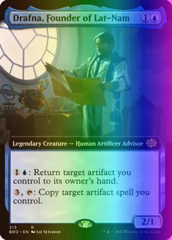 MTG Drafna, Founder of Lat-Nam (313/416) The Brothers' War LP FOIL - Image 1