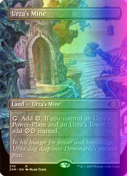 MTG Magic the Gathering Urza's Mine (370/503) Double Masters LP FOIL - Image 1