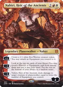Nahiri, Heir of the Ancients-Zendikar Rising-Borderless-Regular-282-LP - Image 1