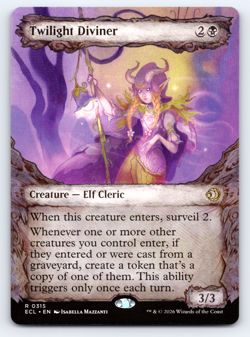 Twilight Diviner Showcase - Lorwyn Eclipsed MTG - Image 1
