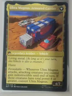 2022 MTG Magic The Gathering BOT Transformers #15 Ultra Magnus Tactician - Image 2