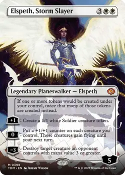 MTG Elspeth, Storm Slayer (Borderless) - 398 / English / Near Mint - Image 1