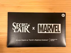 Arcane Signet x Earth's Mightiest Emblem FOIL Secret Lair -- Marvel MtG Magic - Image 1