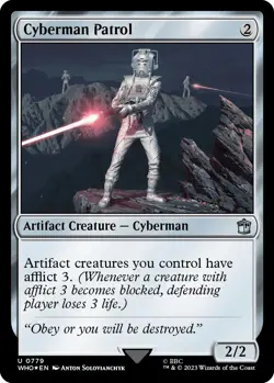MTG Foil - Cyberman Patrol (Surge Foil) - 779 / NM / English - Image 1