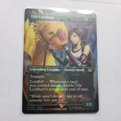 Tifa Lockhart MTG (Borderless) (Chocobo Track Foil) Final Fantasy 0567 Rare - Image 2