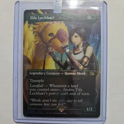 Tifa Lockhart MTG (Borderless) (Chocobo Track Foil) Final Fantasy 0567 Rare - Image 4